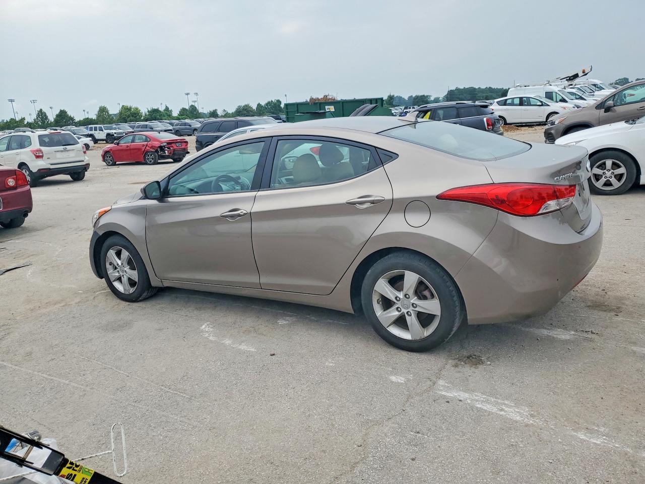 2013 Hyundai Elantra Gls Gray vin: 5NPDH4AE4DH387785