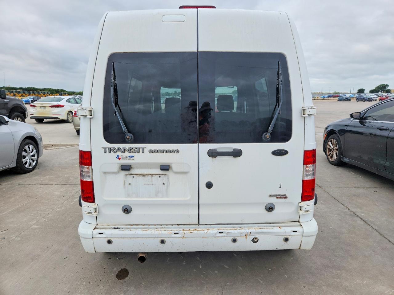 2012 Ford Transit Connect Xlt White vin: NM0LS6BN9CT091952