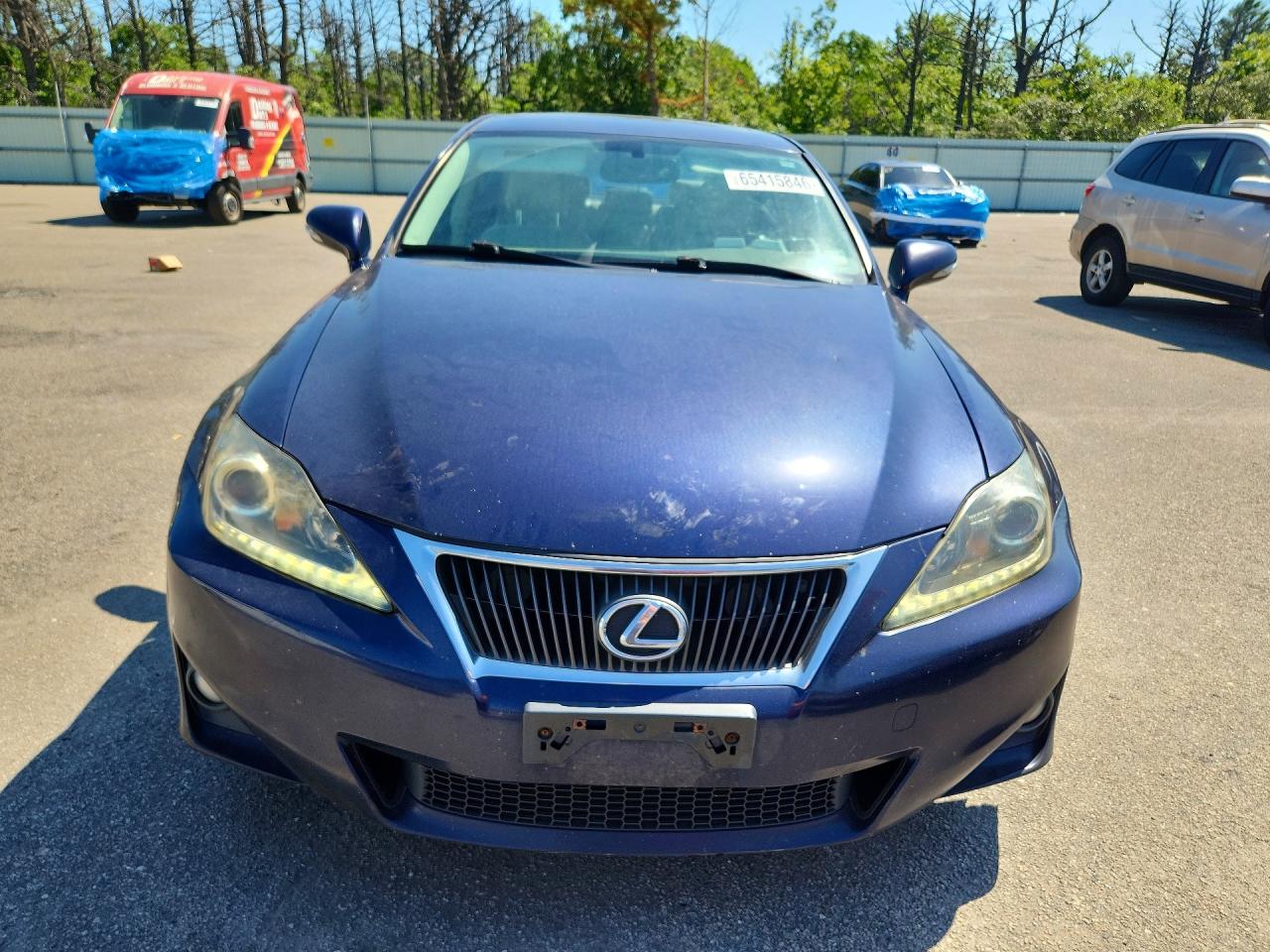 2011 Lexus Is 250 Blue vin: JTHCF5C24B5051530