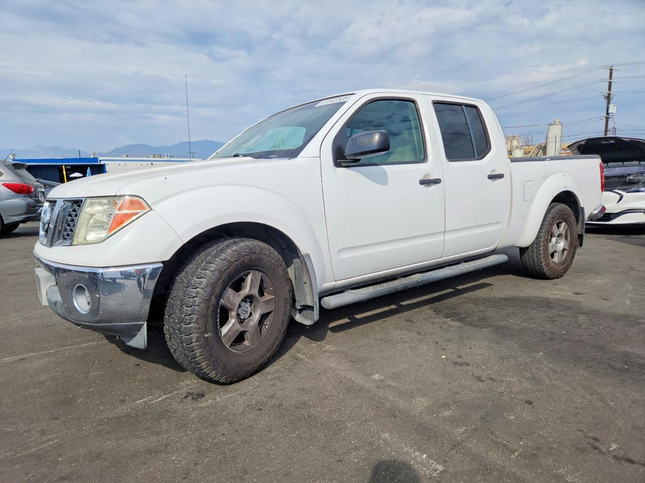 2007 Nissan Frontier Se White vin: 1N6AD09U67C441586