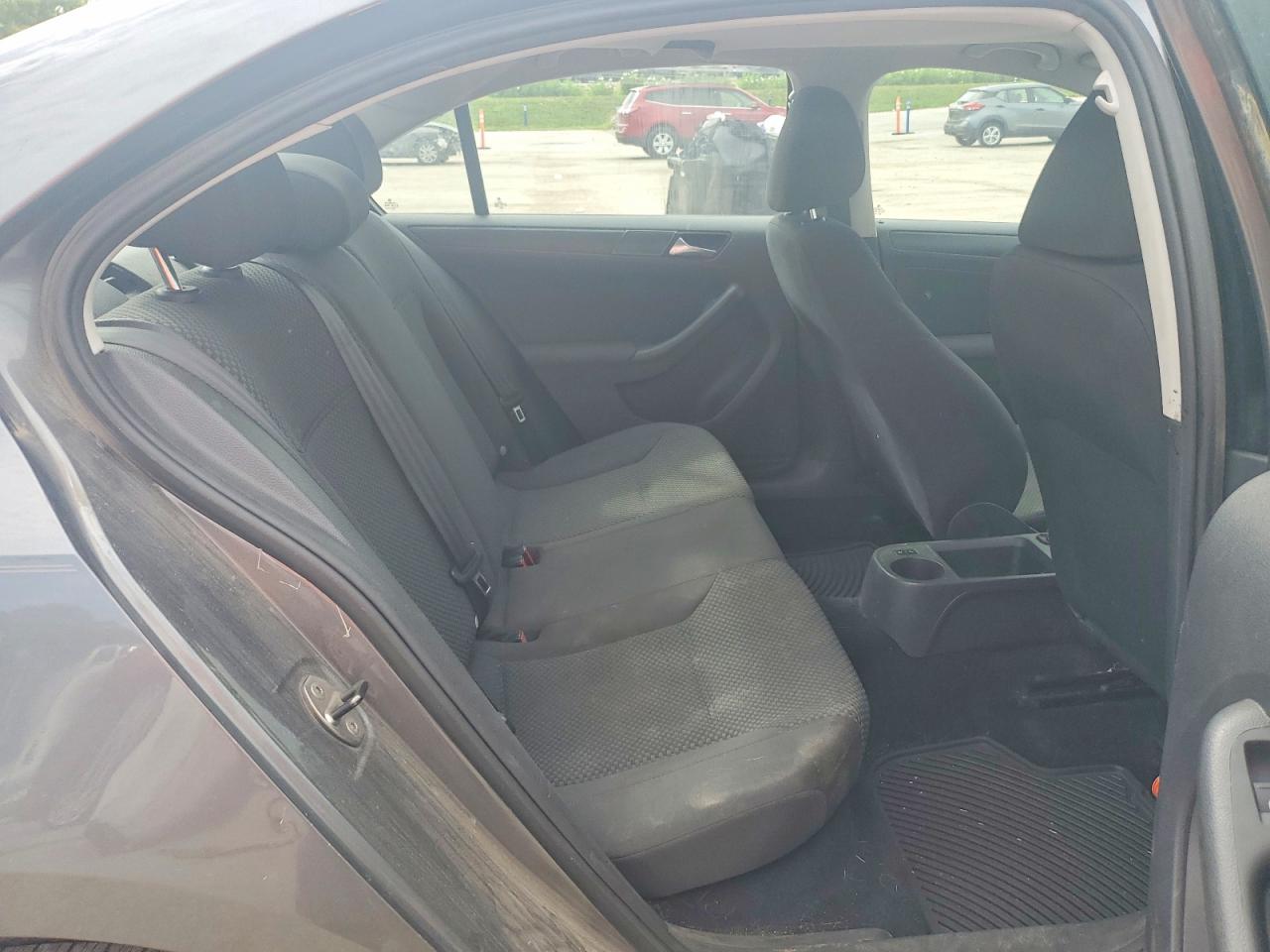 2012 Volkswagen Jetta Base Gray vin: 3VW2K7AJXCM310559