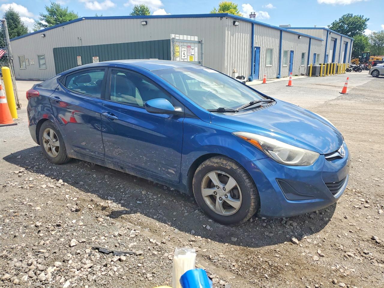 2015 Hyundai Elantra Se Синий vin: KMHDH4AE8FU280839