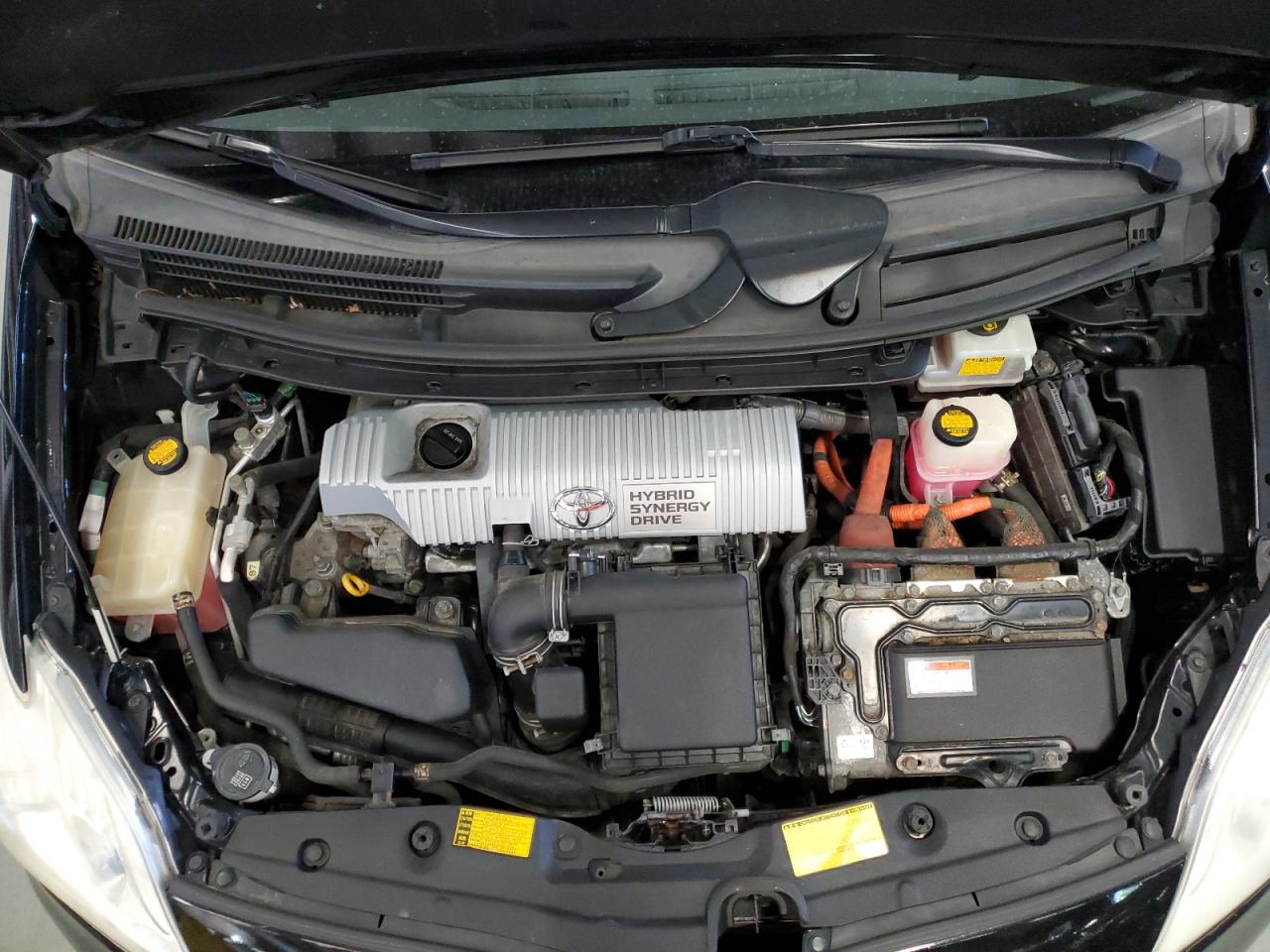 2014 Toyota Prius Black vin: JTDKN3DU3E0367359