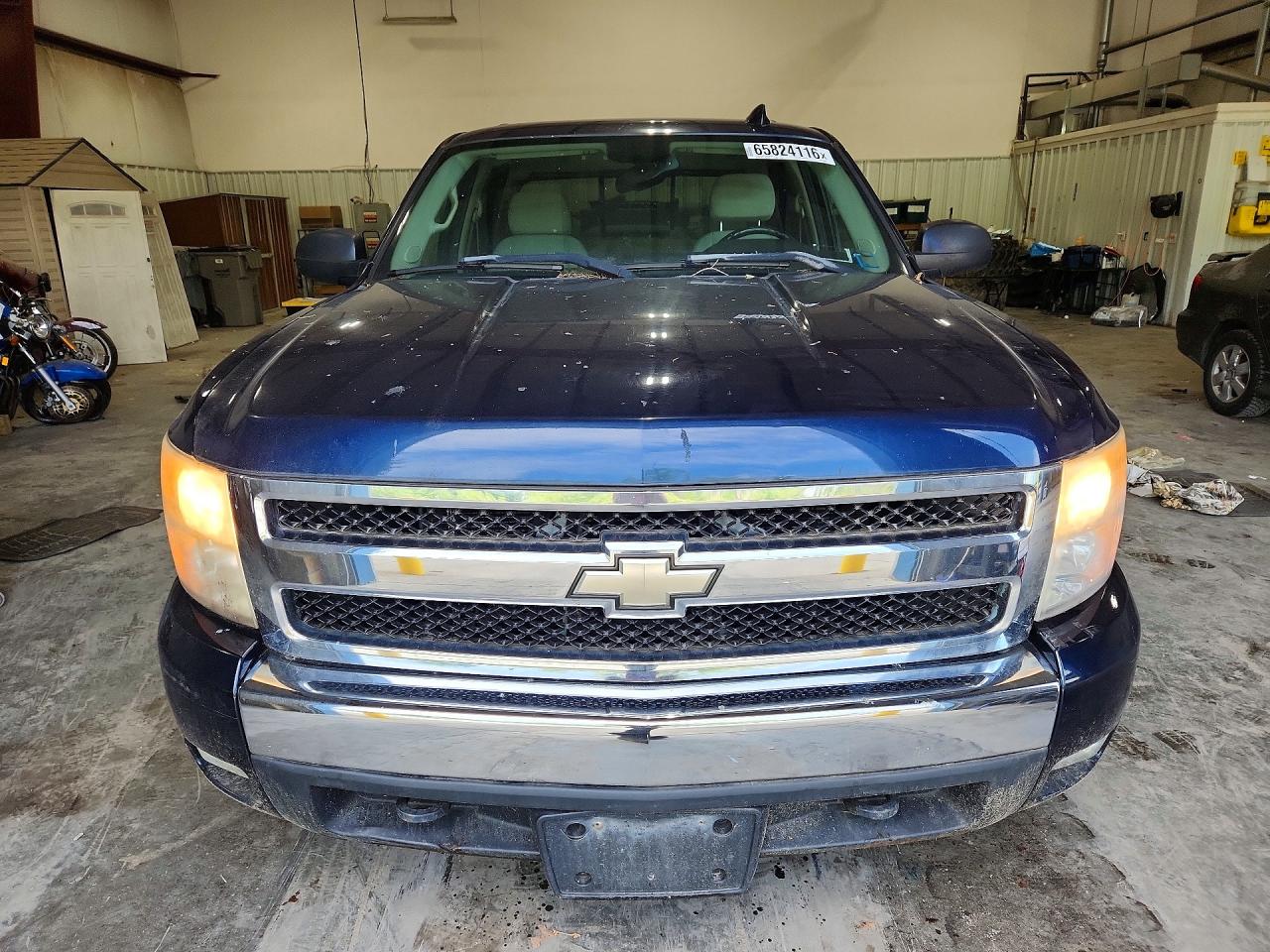 2007 Chevrolet Silverado K1500 Crew Cab Blue vin: 2GCEK13MX71565438