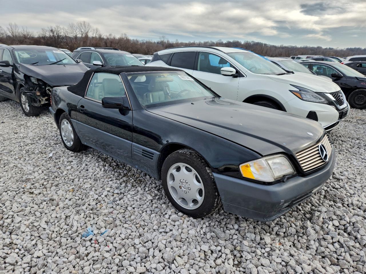 1995 Mercedes-benz Sl 500 Black vin: WDBFA67E0SF113988