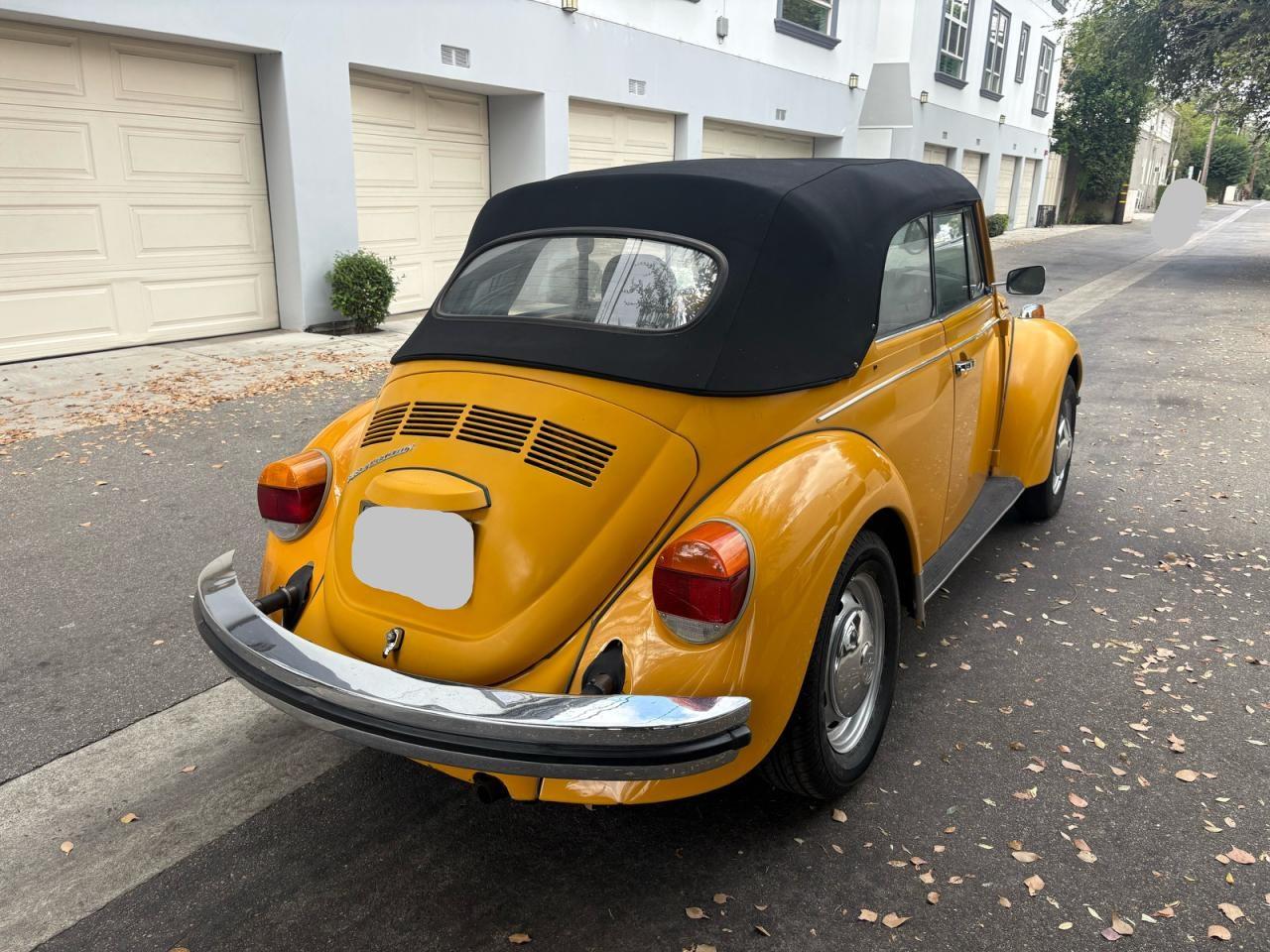 1978 Volkswagen Beetle Yellow vin: 1582009550
