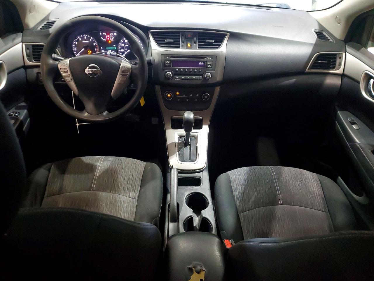 2014 Nissan Sentra Sv Gray vin: 3N1AB7AP7EY218777