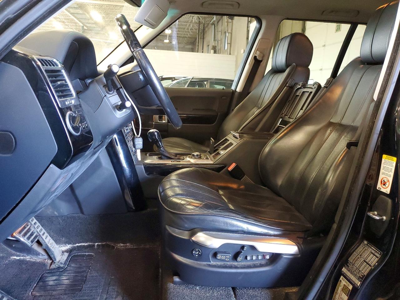 2007 Land Rover Range Rover Supercharged Черный vin: SALMF13427A241334