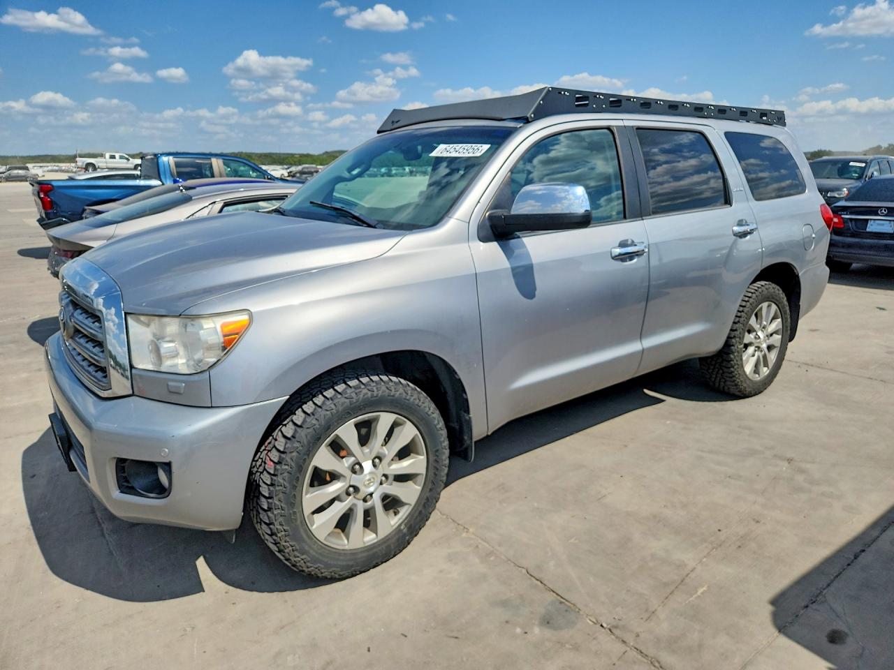 2013 Toyota Sequoia Limited Silver vin: 5TDJY5G15DS090452