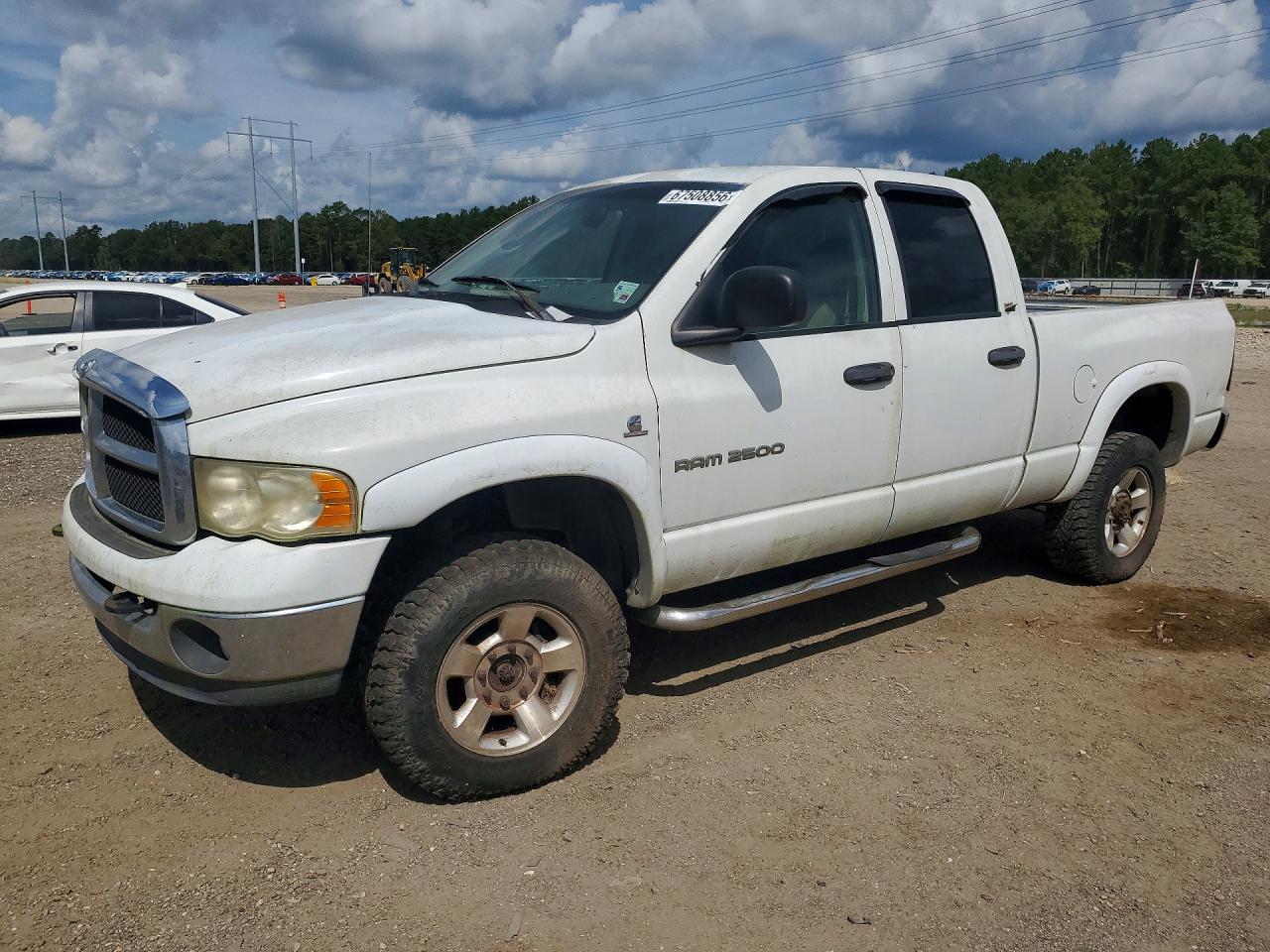 2005 Dodge Ram 2500 St White vin: 3D7KS28C85G766208