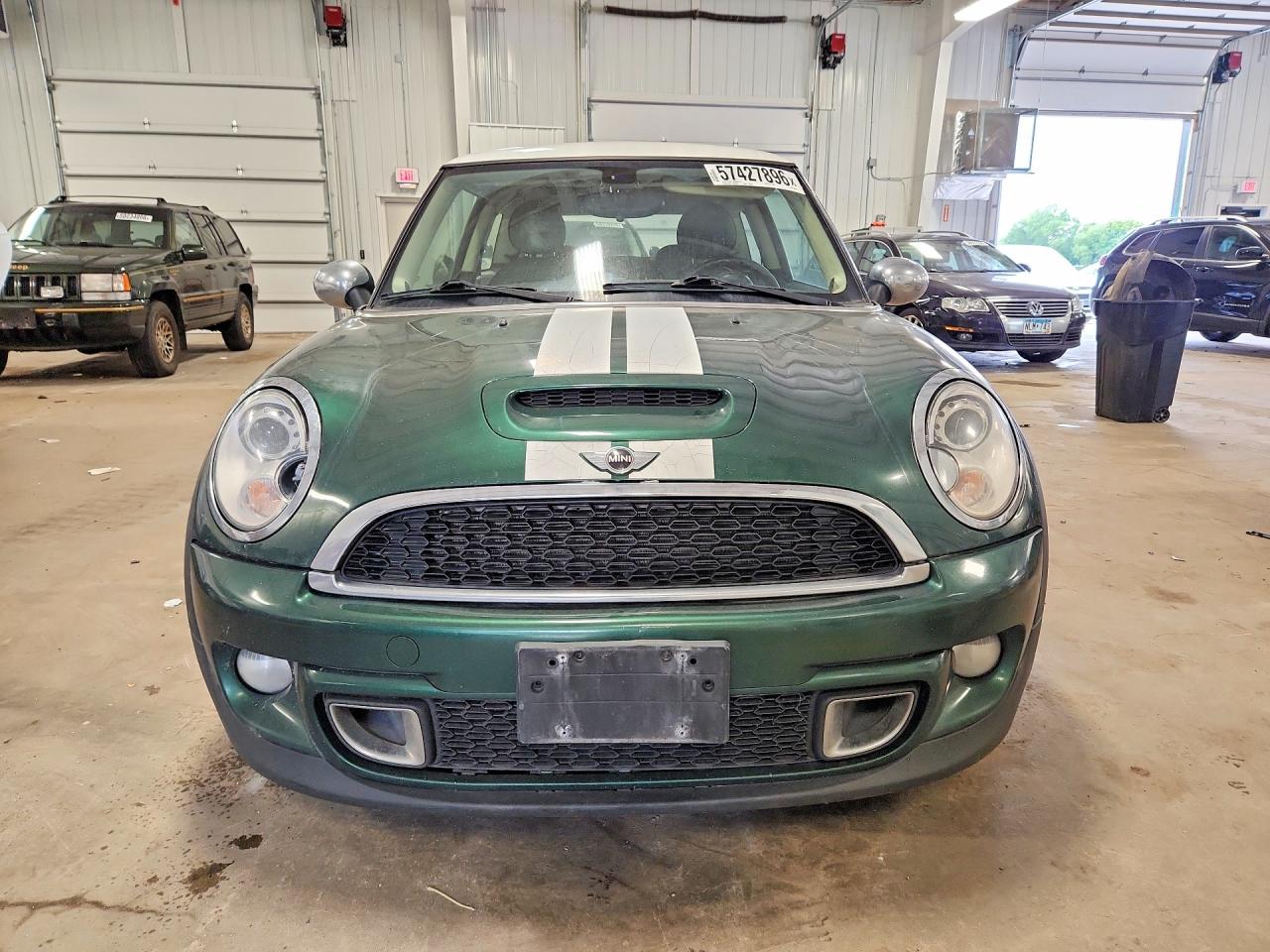2012 Mini Cooper S Зеленый vin: WMWSV3C5XCTY29855