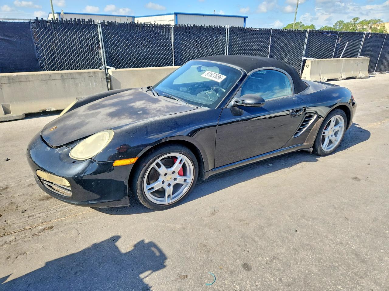 2005 Porsche Boxster S Black vin: WP0CB29895S730433