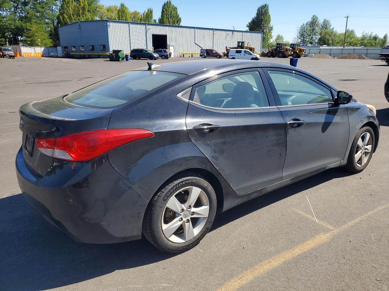 2013 Hyundai Elantra Gls Черный vin: 5NPDH4AE0DH349650