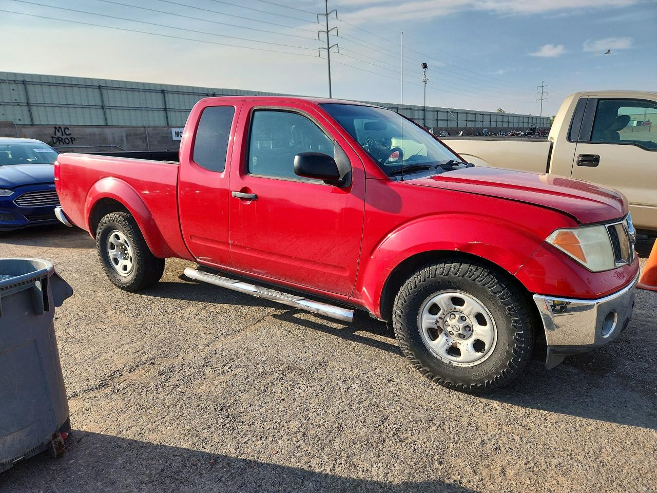 2007 Nissan Frontier Se Red vin: 1N6AD06U87C403216