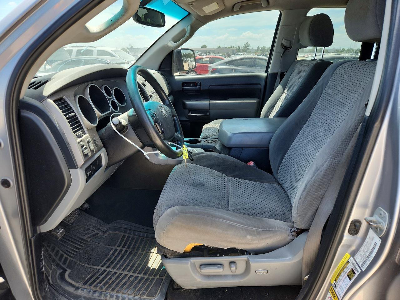 2013 Toyota Tundra Double Cab Sr5 Silver vin: 5TFRM5F15DX057526