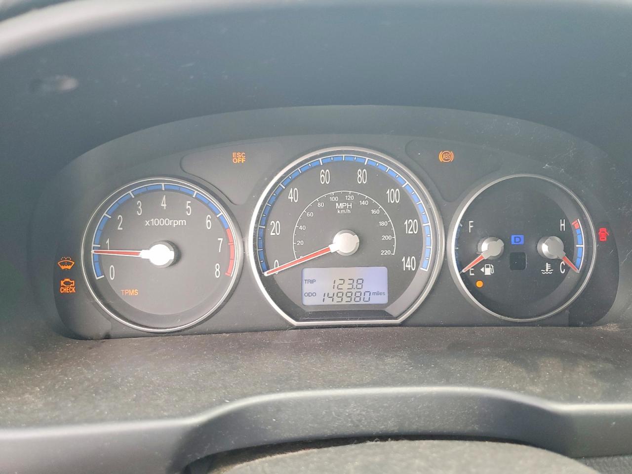 2009 Hyundai Santa Fe Gls White vin: 5NMSG13D79H320535