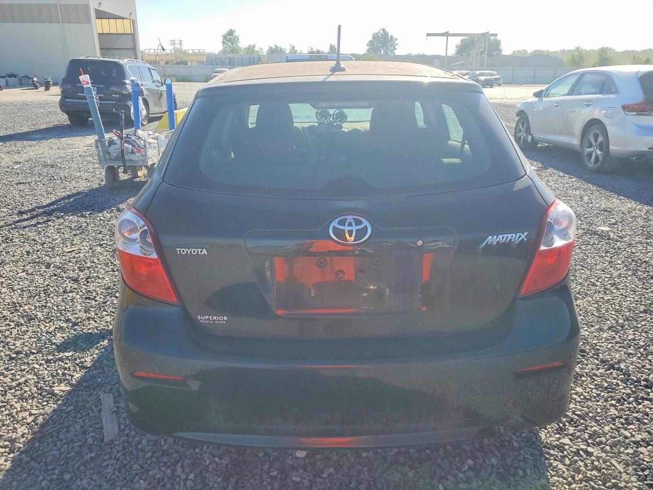 2010 Toyota Matrix Base Black vin: 2T1KU4EE2AC346423
