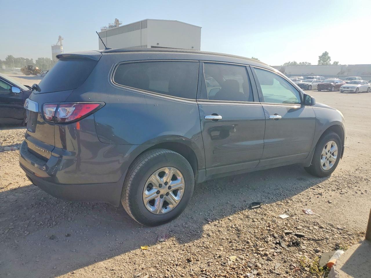2013 Chevrolet Traverse Ls Gray vin: 1GNKRFED7DJ100911