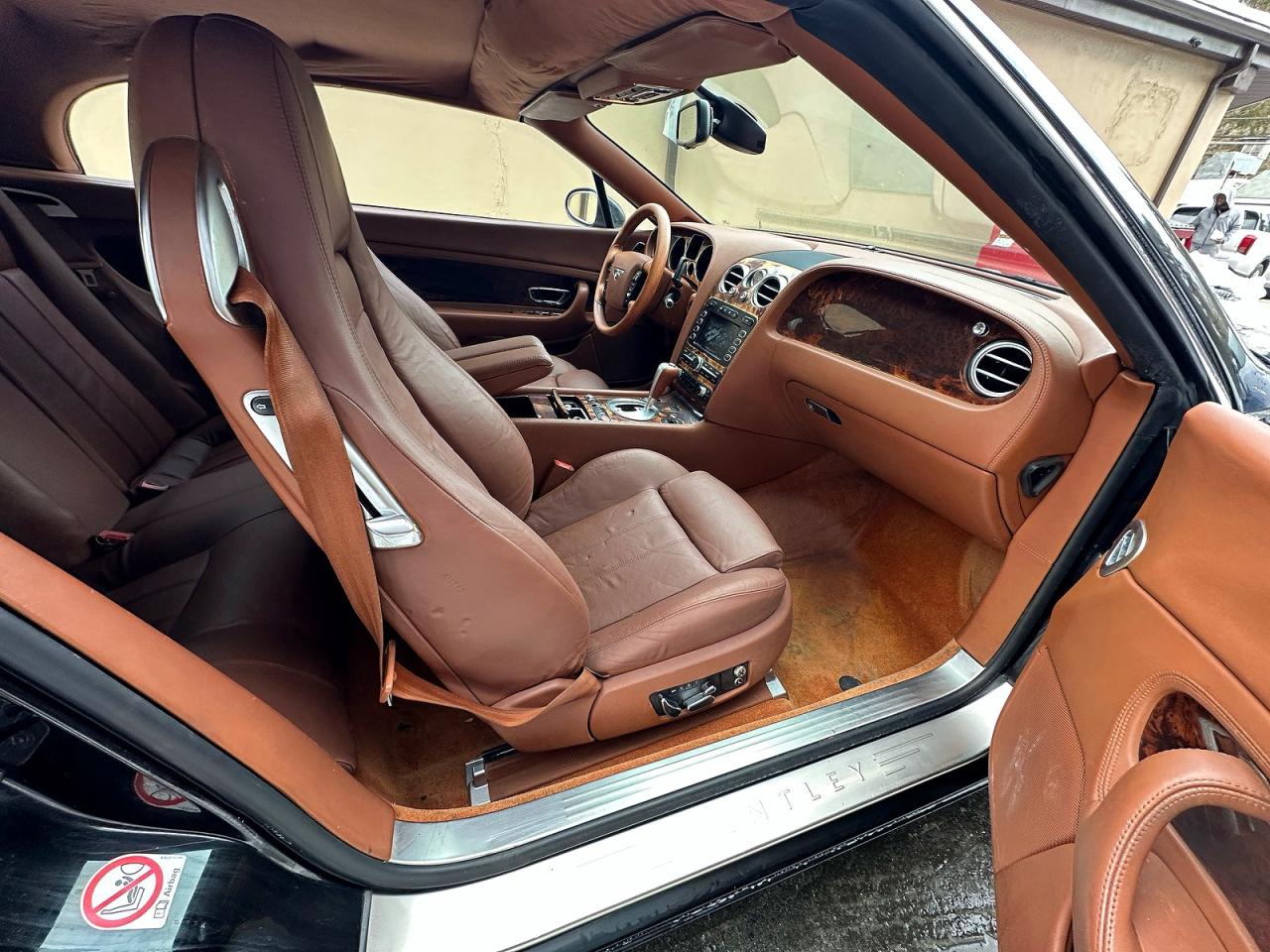 2007 Bentley Continental Gtc Black vin: SCBDR33W77C046266