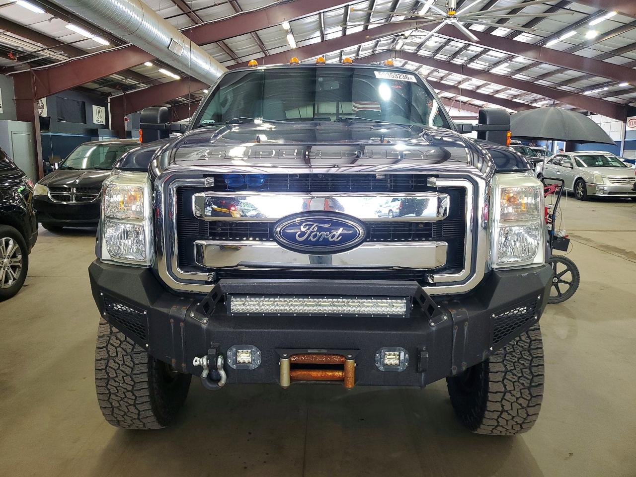 2013 Ford F250 Super Duty Blue vin: 1FT7W2B61DEB21431