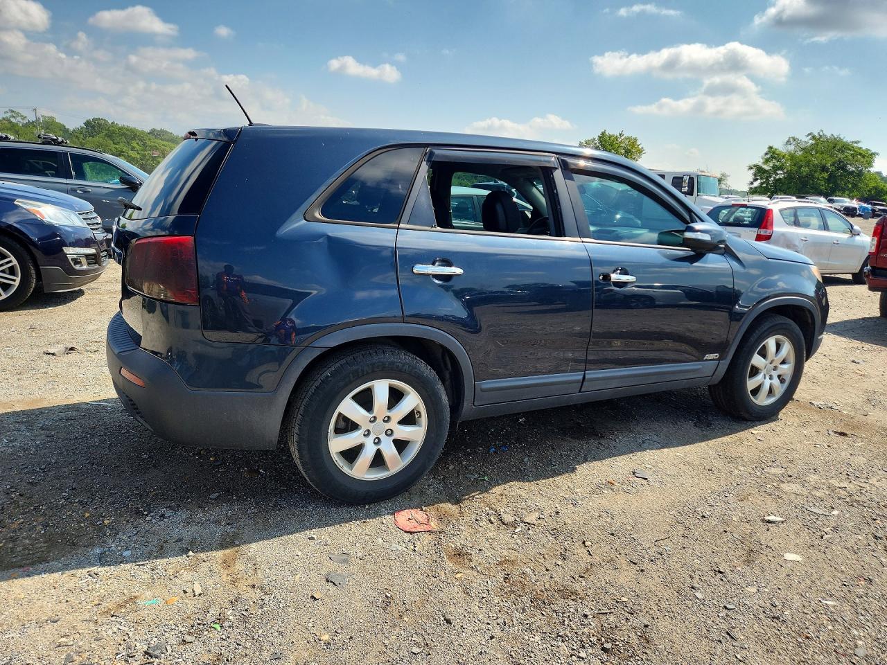 2012 Kia Sorento Lx Blue vin: 5XYKTCA63CG246088