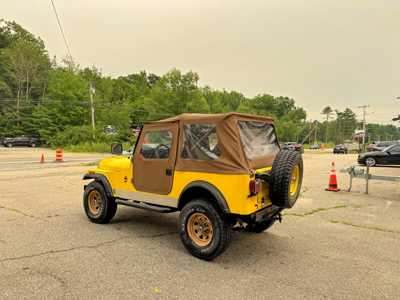 1986 Jeep Jeep Cj7 Yellow vin: 1JCCM87A0GT142841