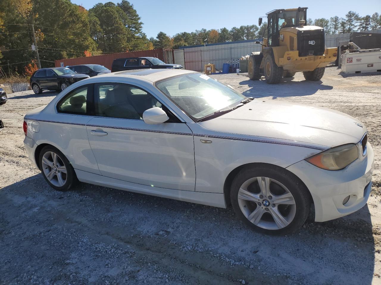 2012 Bmw 128 I White vin: WBAUP7C59CVP22813