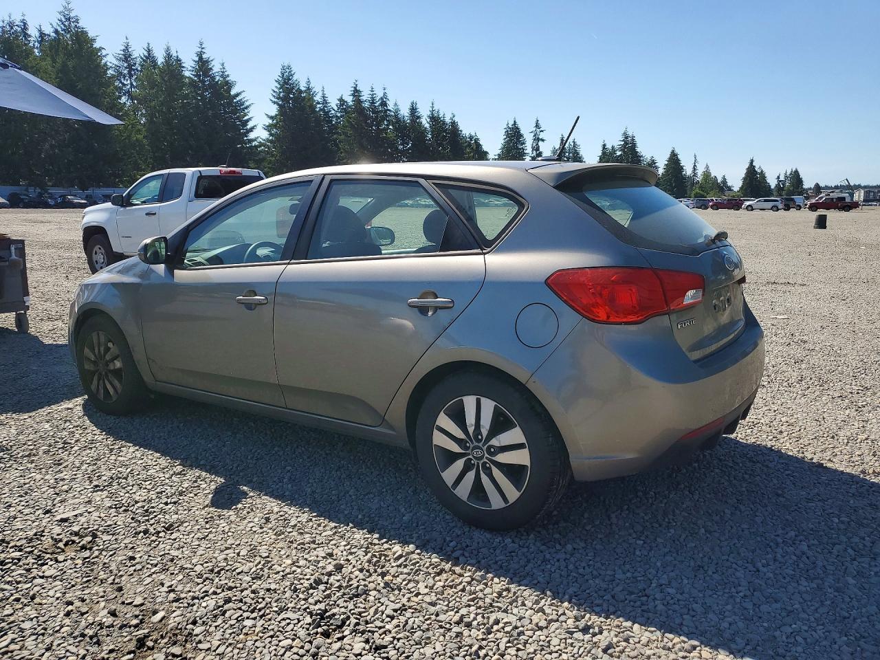 2013 Kia Forte Ex Gray vin: KNAFU5A23D5656050
