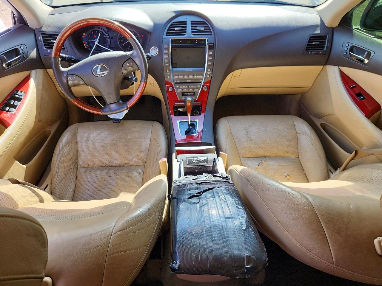 2009 Lexus Es 350 White vin: JTHBJ46G492304949