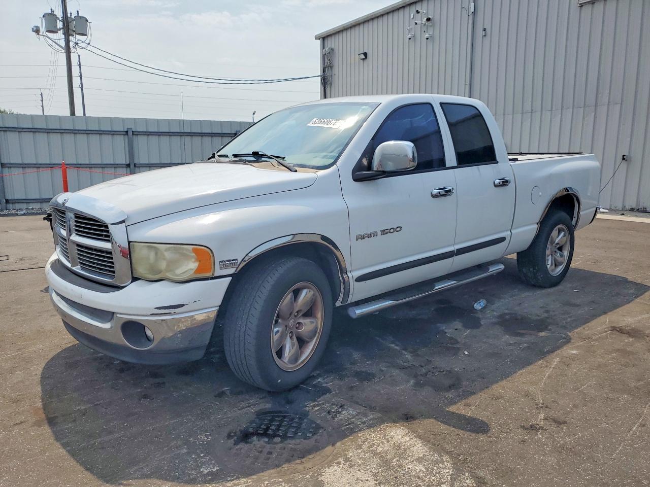 2005 Dodge Ram 1500 St White vin: 1D7HA18D05S228689
