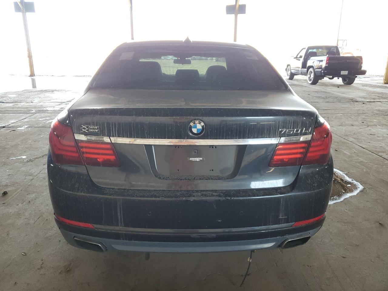 2013 Bmw 750 Lxi Gray vin: WBAYF8C59DD140065