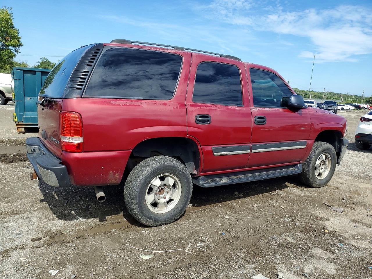 2005 Chevrolet Tahoe K1500 Burgundy vin: 1GNEK13T85J153889