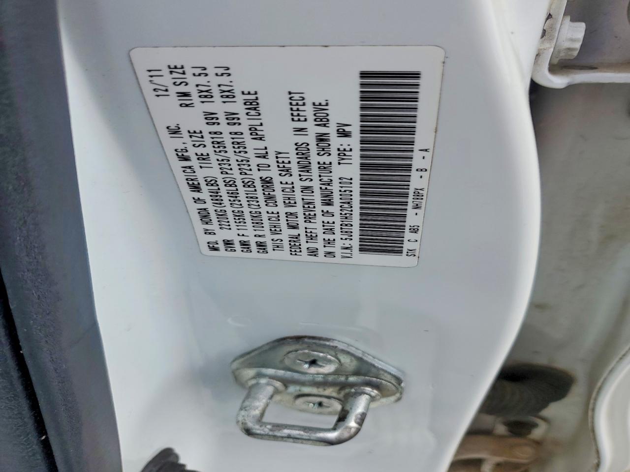 2012 Acura Rdx Technology Белый vin: 5J8TB1H52CA005102