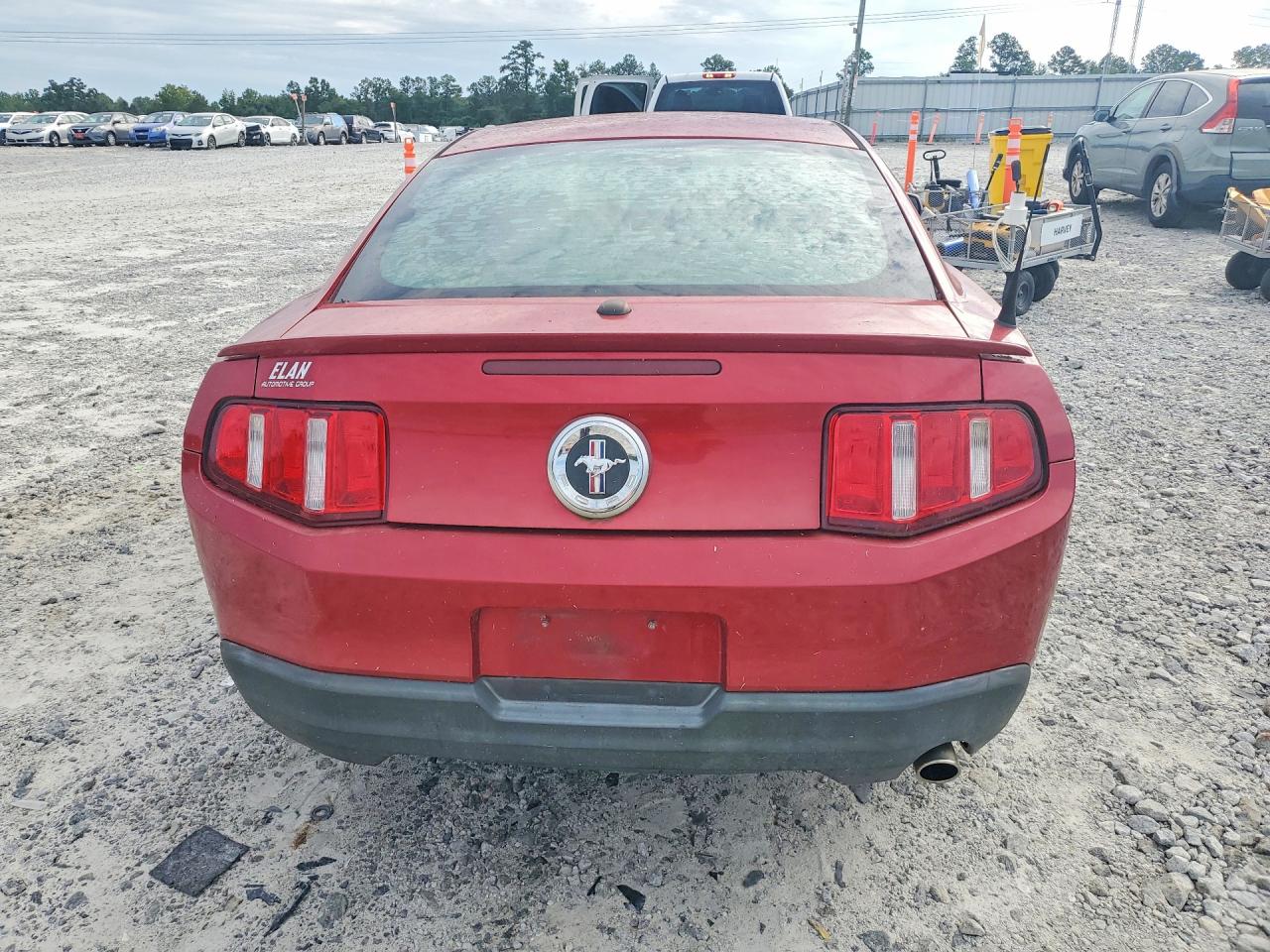 2010 Ford Mustang Red vin: 1ZVBP8AN7A5123521