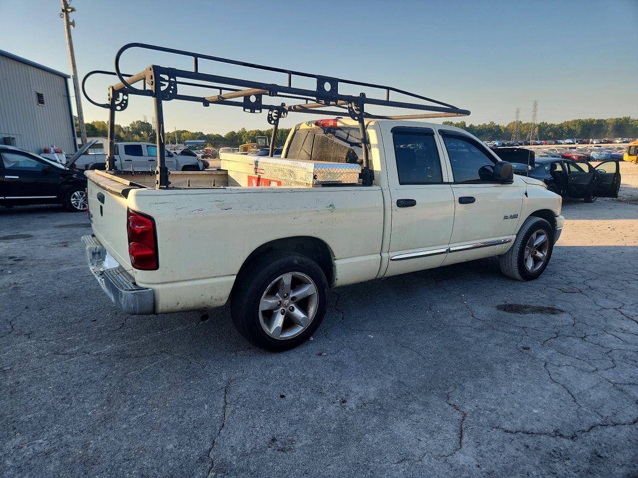 2008 Dodge Ram 1500 St White vin: 1D7HA18N28J162942
