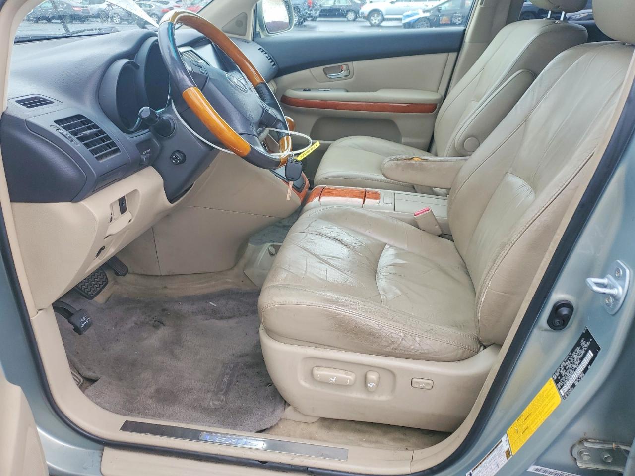2008 Lexus Rx 400h Зеленый vin: JTJHW31U682059409