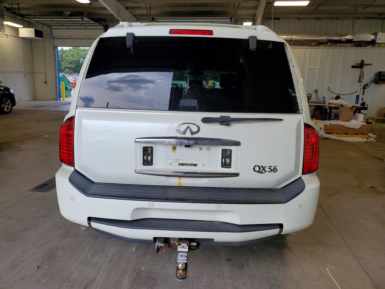 2005 Infiniti Qx56 Base White vin: 5N3AA08CX5N812922