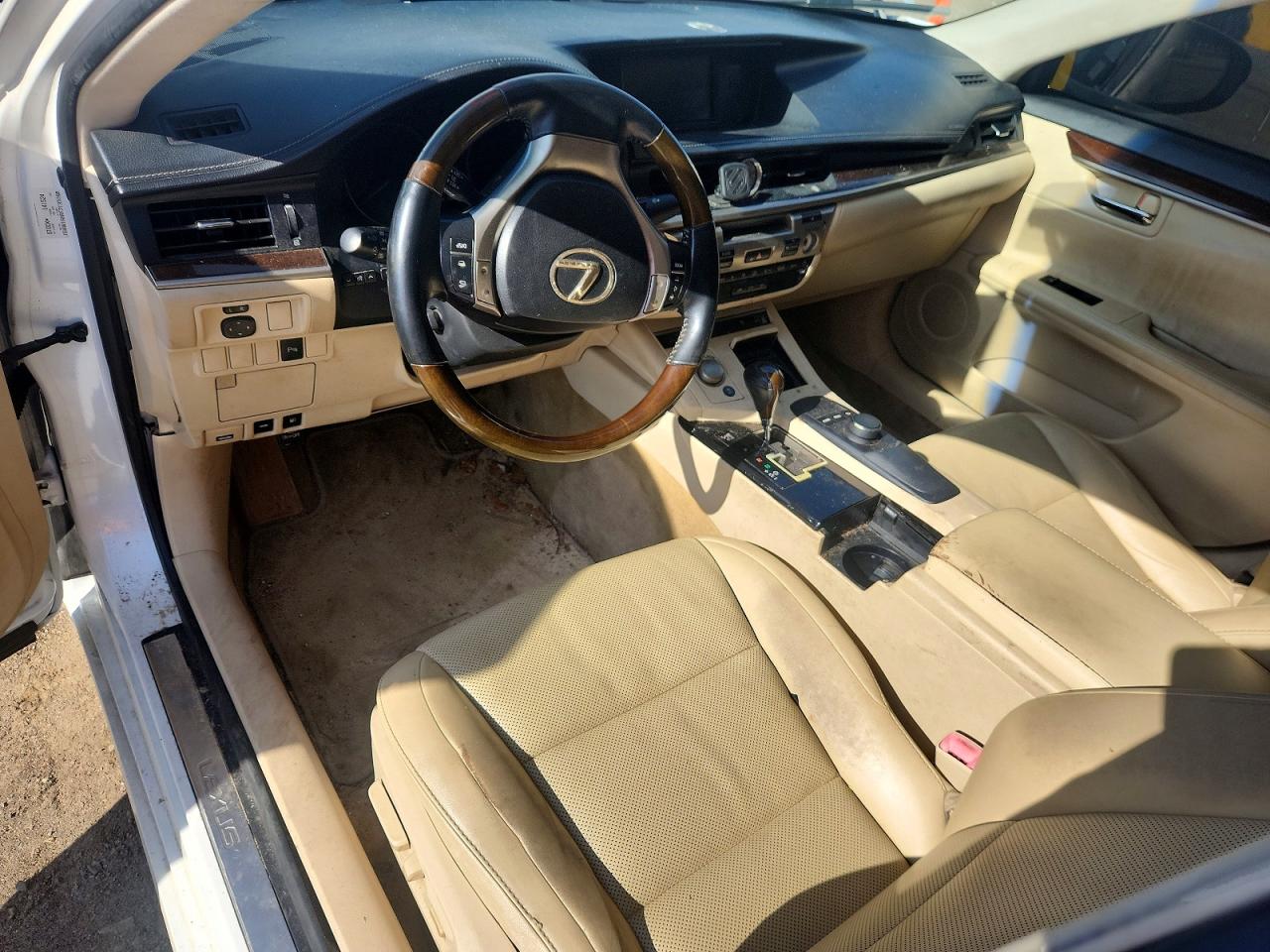 2014 Lexus Es 350 White vin: JTHBK1GG8E2133160