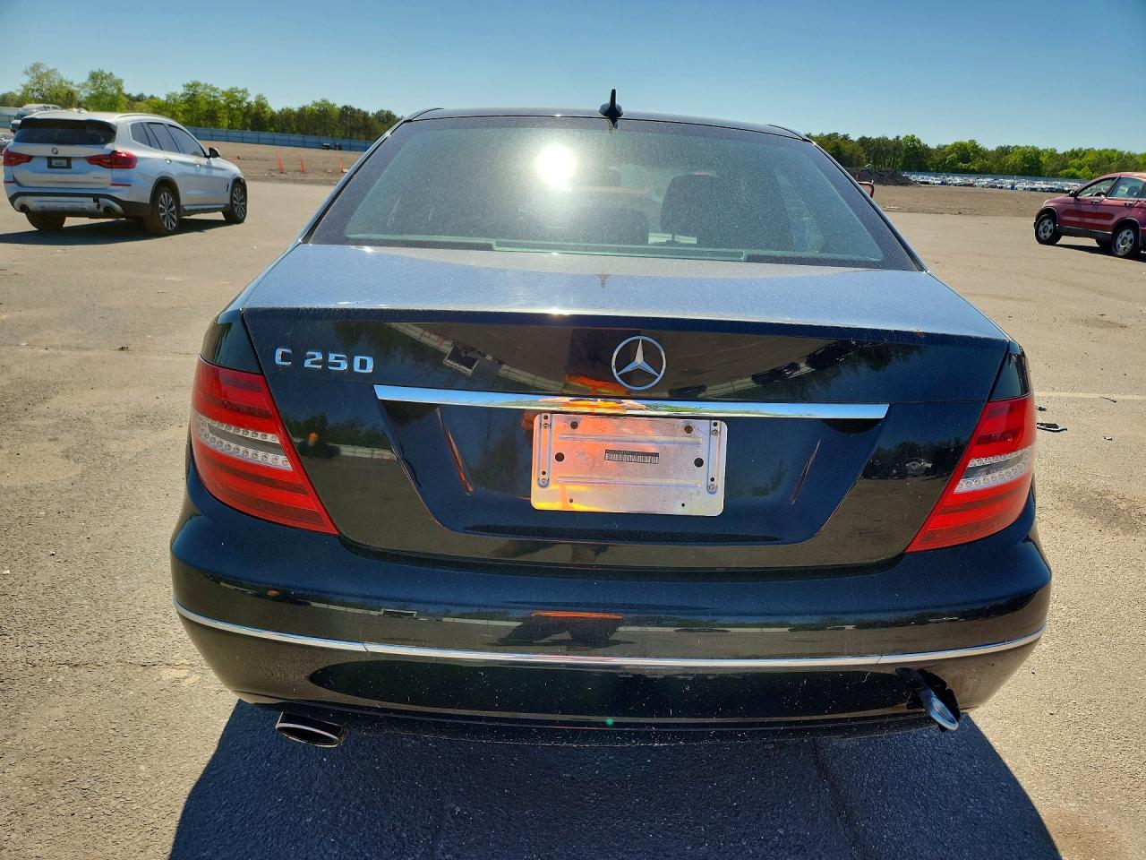 2013 Mercedes-benz C 250 Black vin: WDDGF4HB5DR273078