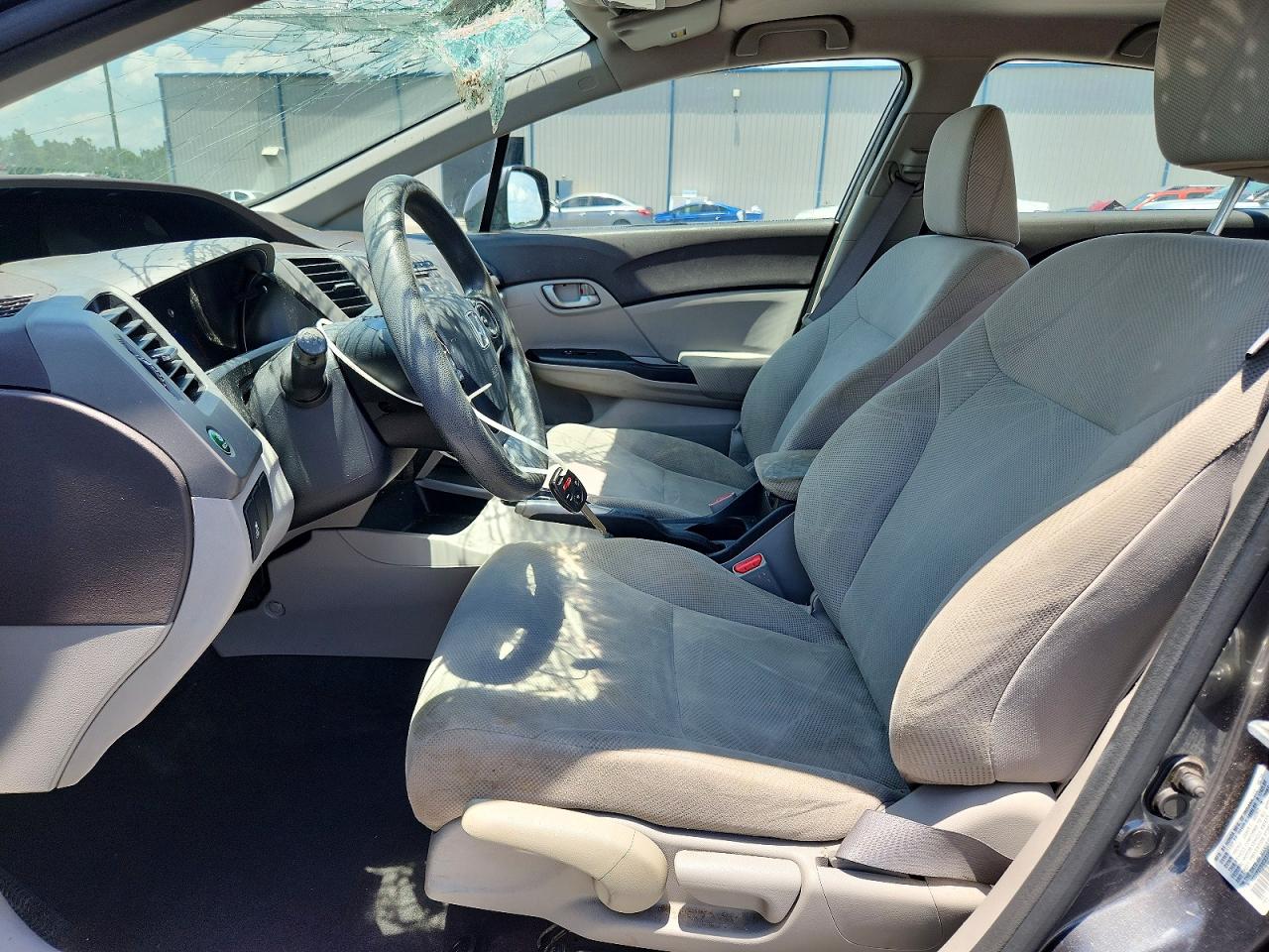 2012 Honda Civic Lx Серебряный vin: 19XFB2F5XCE314432