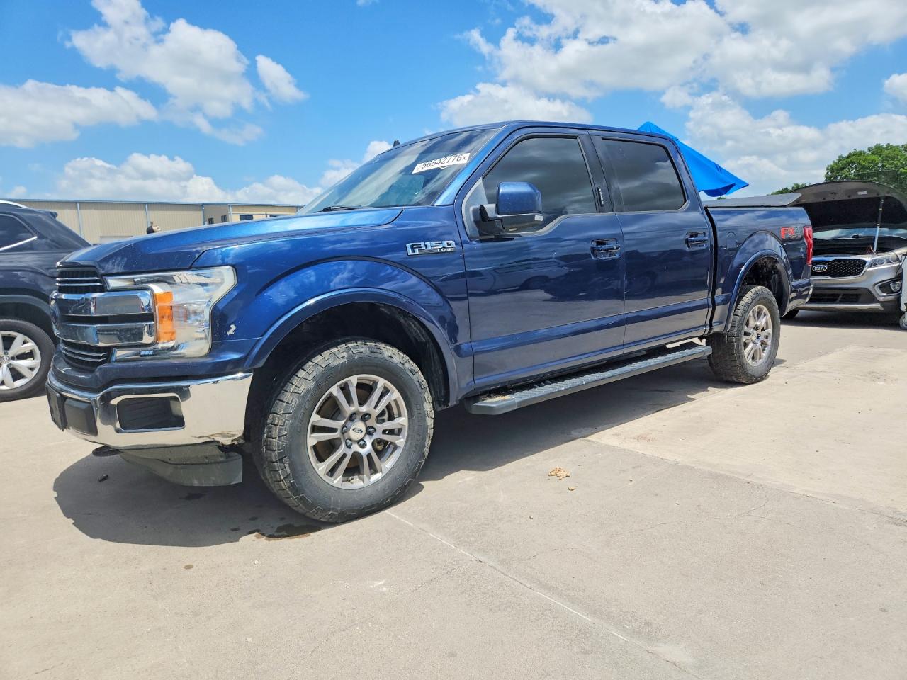 2019 Ford F150 Supercrew Blue vin: 1FTEW1E59KKD03493