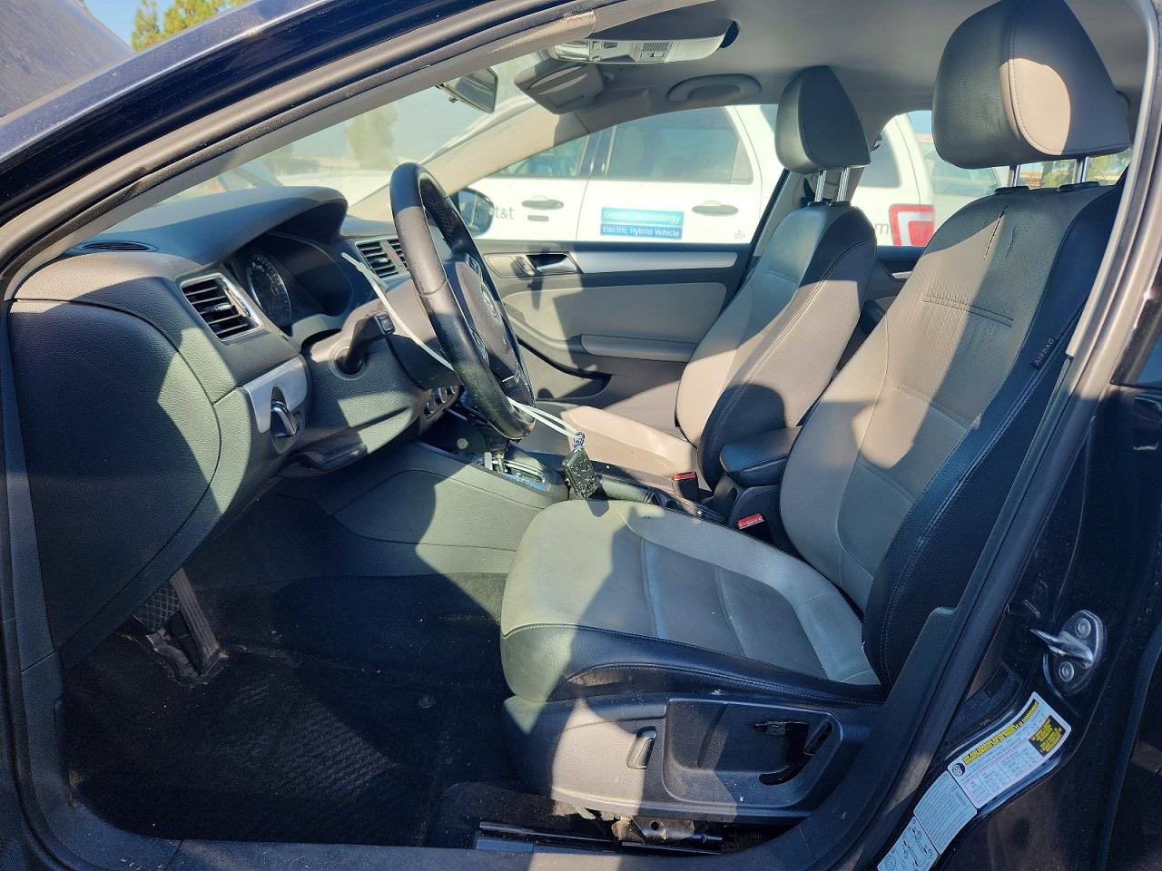 2014 Volkswagen Jetta Hybrid Black vin: 3VW637AJ9EM210048
