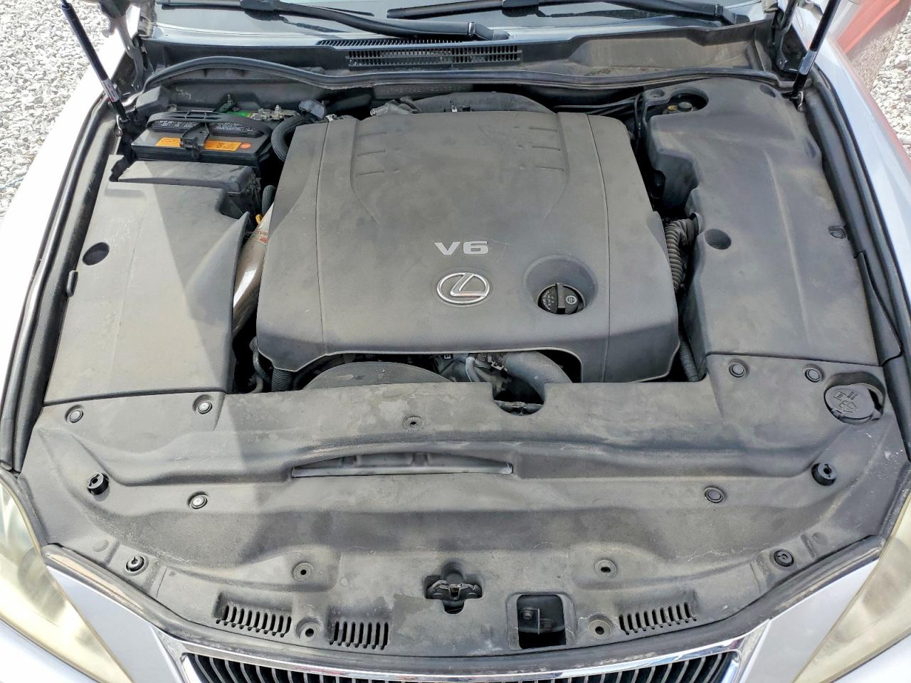 2007 Lexus Is 250 Base Silver vin: JTHBK262075043546