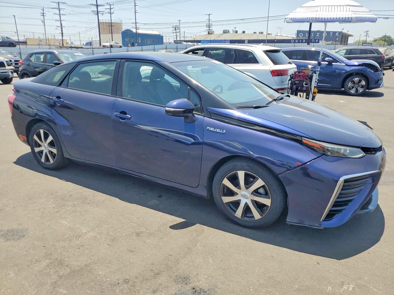 2017 Toyota Mirai Base Blue vin: JTDBVRBD3HA001955