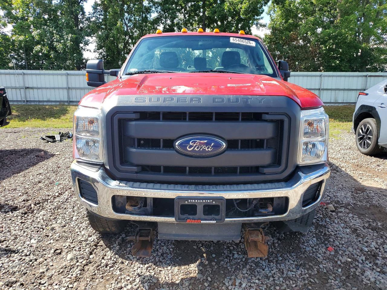 2014 Ford F350 Super Duty Red vin: 1FTRF3B60EEA57205