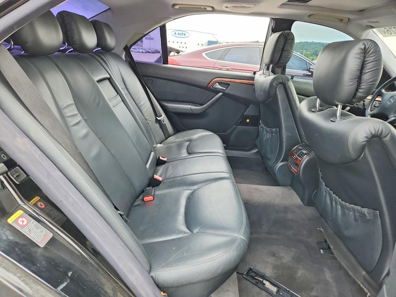 2001 Mercedes-benz S 500 Black vin: WDBNG75J51A177083