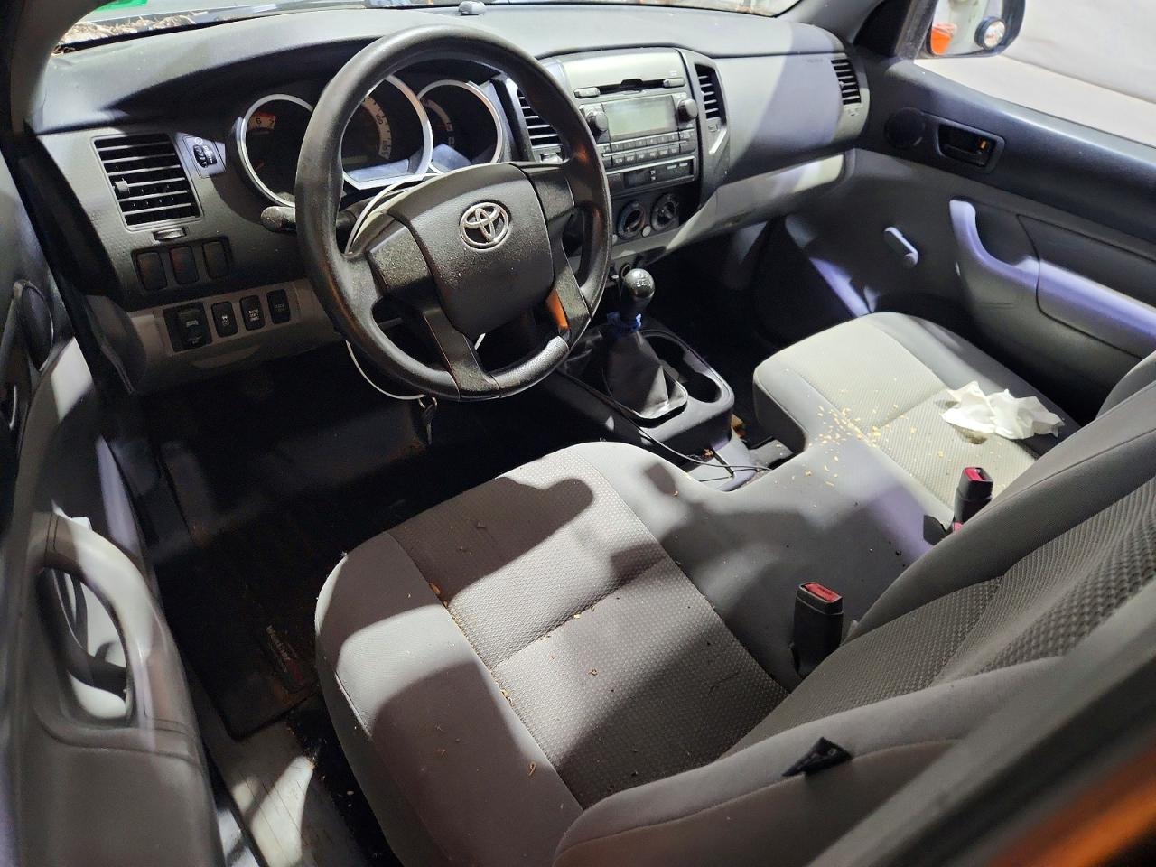 2012 Toyota Tacoma Base Gray vin: 5TFPX4EN6CX010484