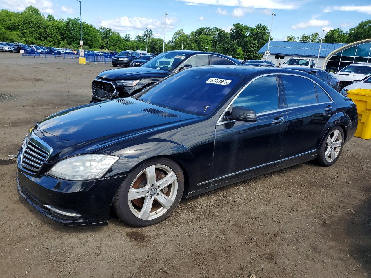 2012 Mercedes-benz S 550 4matic Black vin: WDDNG9EB4CA448665