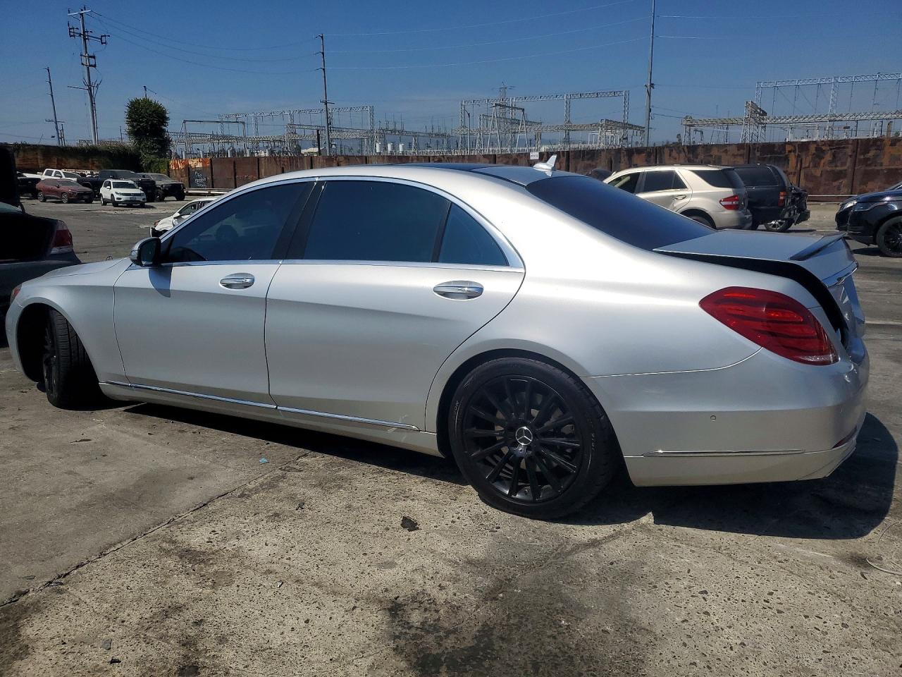 2014 Mercedes-benz S 550 4matic Silver vin: WDDUG8FB6EA054446