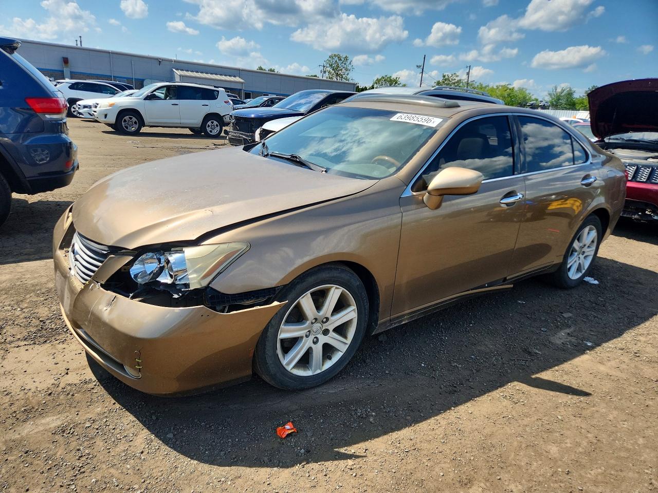 2008 Lexus Es 350 Золотой vin: JTHBJ46GX82182340